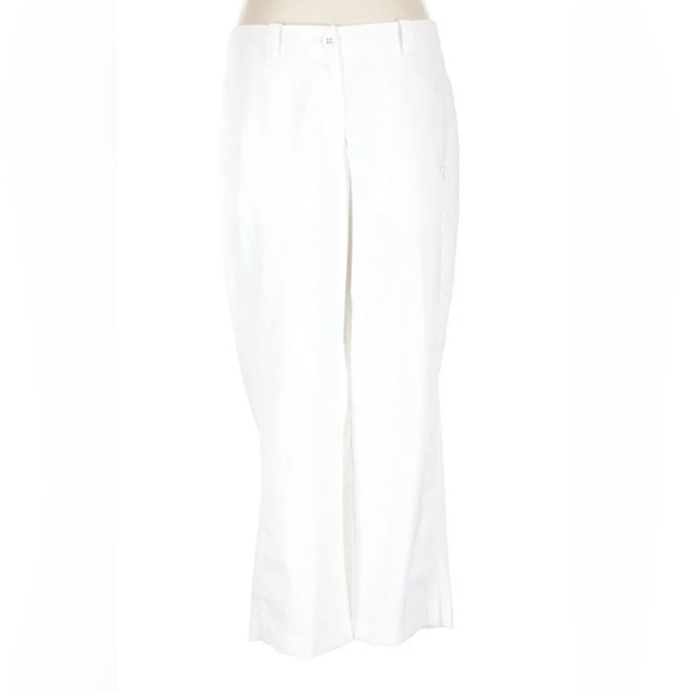 Nike Golf Tour Performance Dri-Fit White Pants Size 8 Ankle Length